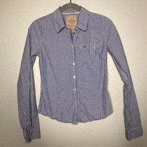 Hollister Button down‎ Long sleeve shirt striped